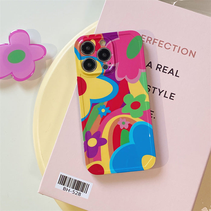 colorful flower iphone case shop