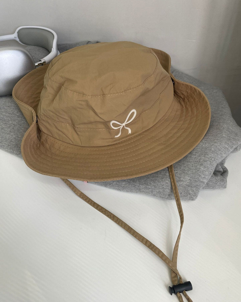 Coquette Aesthetic Bow Fisherman Hat - boogzel clothing
