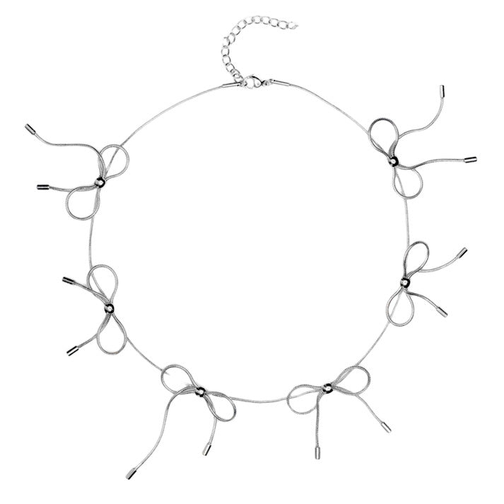 Coquette Bows Choker Necklace  - Boogzel Clothing