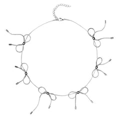 Coquette Bows Choker Necklace  - Boogzel Clothing