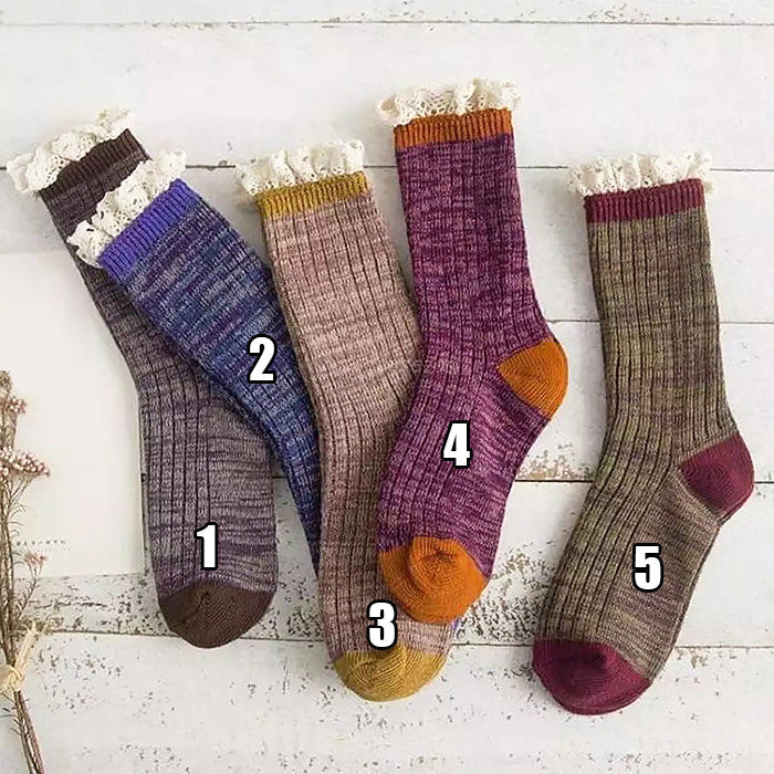 cottagecore ruffled socks boogzel apparel