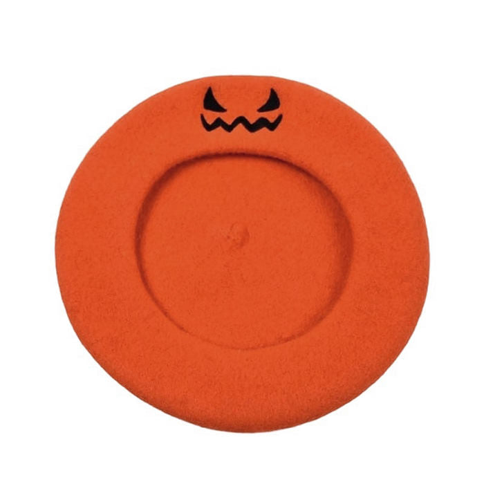 orange wool beret boogzel apparel