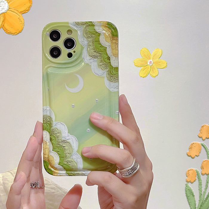 crescent moon iphone case boogzel apparel