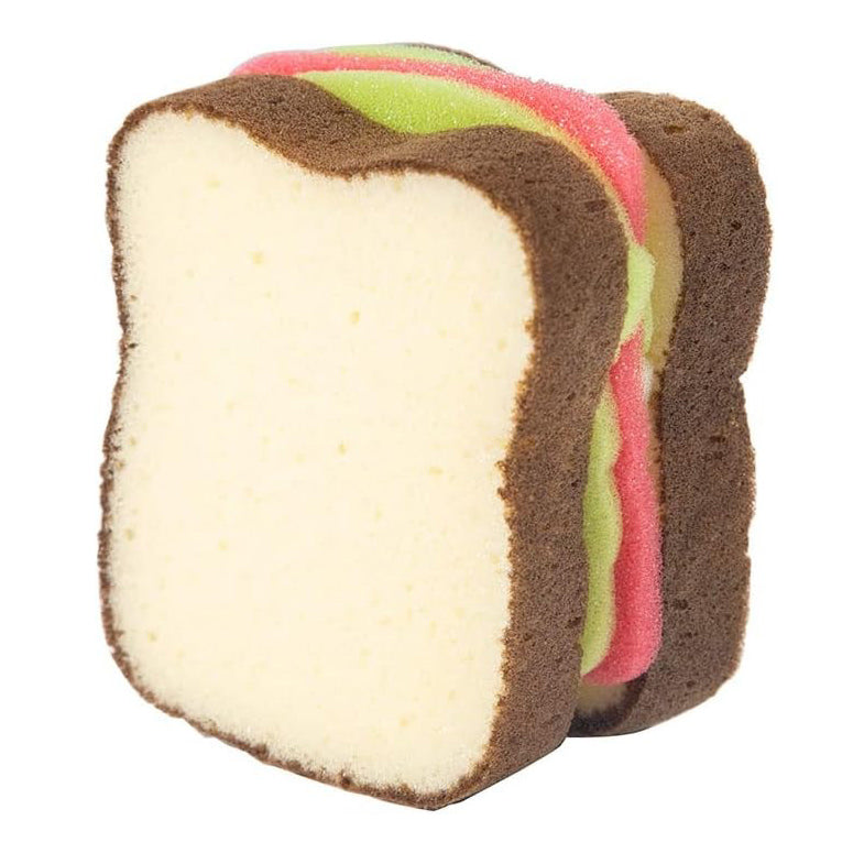 Cute Toast Dishwashing Sponge
