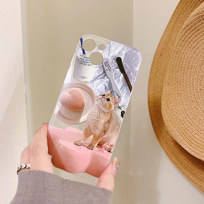 cutie cat iphone case boogzel apparel