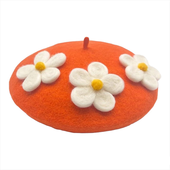 daisy  wool beret boogzel apparel