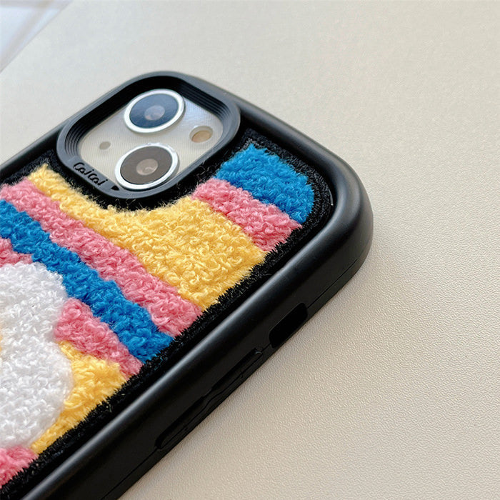 flower embroidery iphone case boogzel apparel