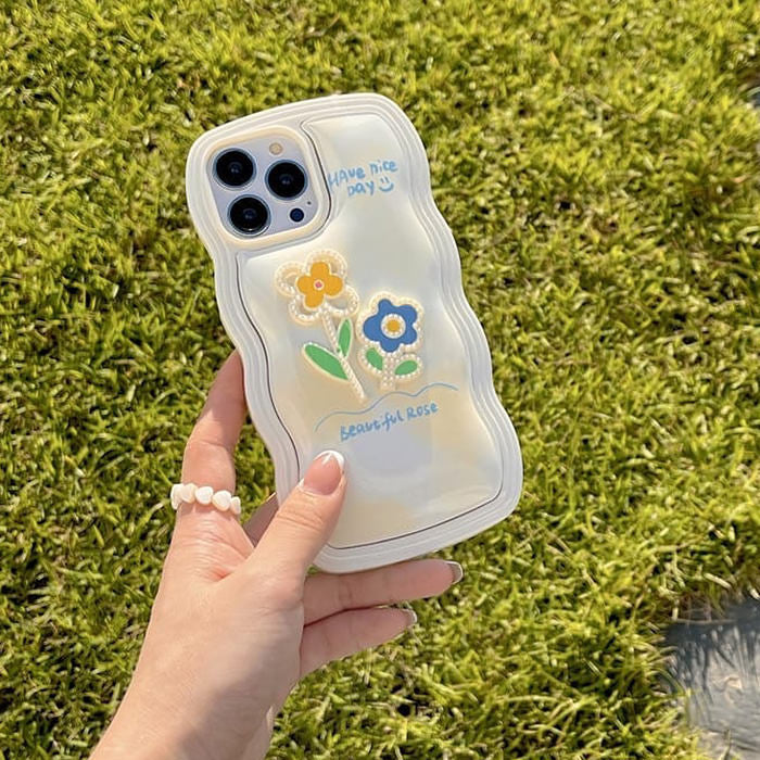 flower iphone case boogzel apparel