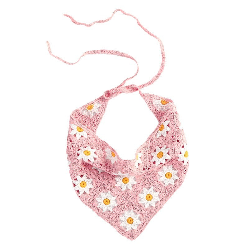Daisy Сrochet Hair Scarf boogzelapparel