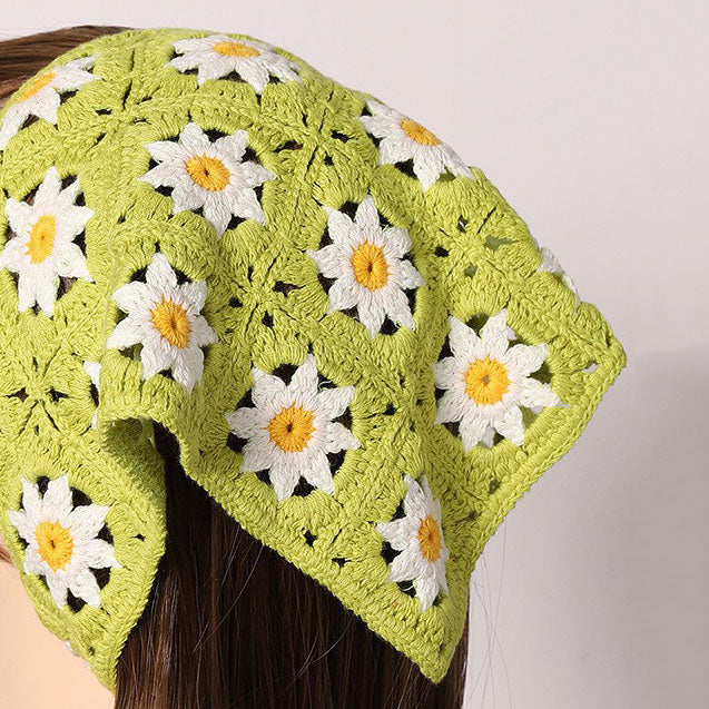 Daisy Сrochet Hair Scarf boogzelapparel