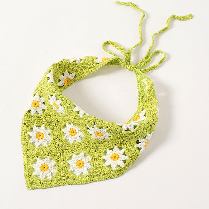 Daisy Сrochet Hair Scarf boogzelapparel