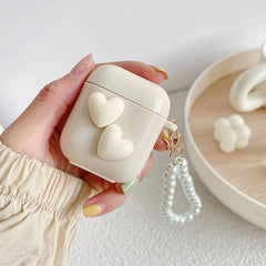 heart pearl airpods case boogzel apparel