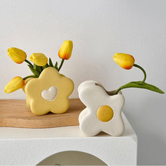 Danish Pastel Ceramic Flower Vase boogzel clothing
