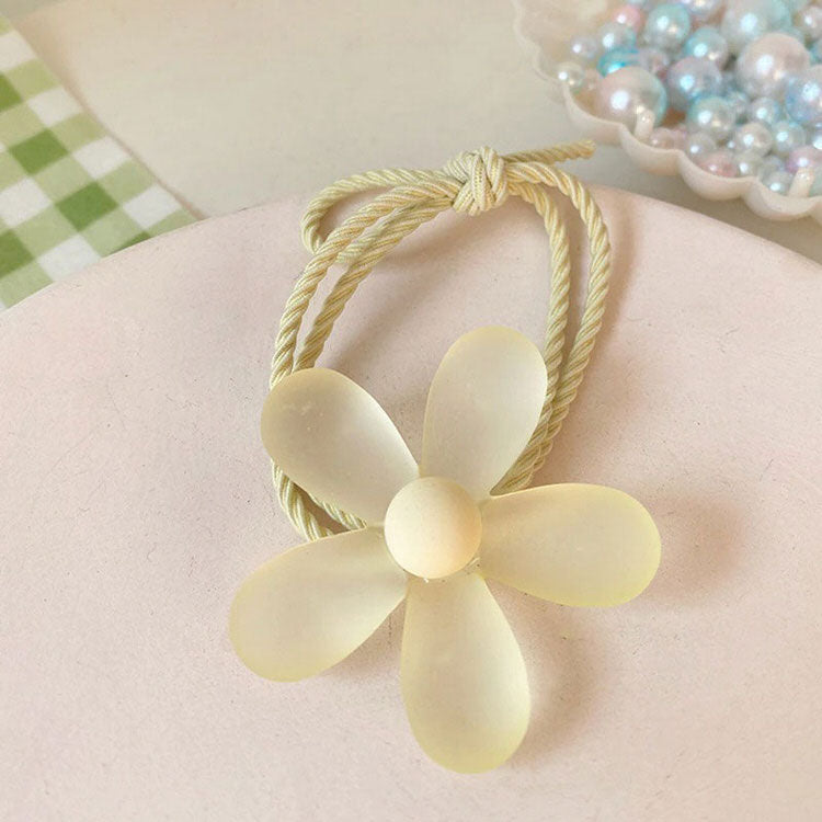 Danish Pastel Flower Hair Tie Set boogzel apparel