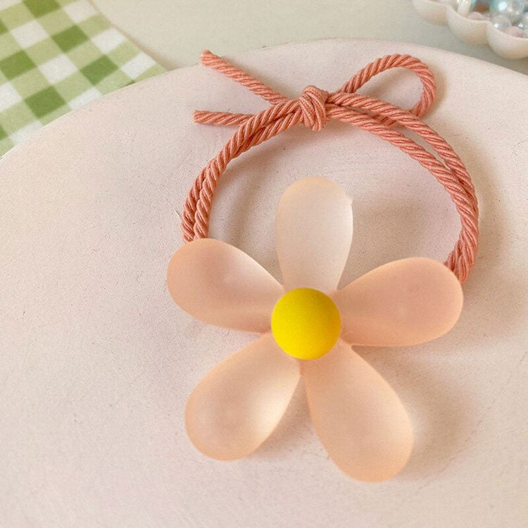 Danish Pastel Flower Hair Tie Set boogzel apparel