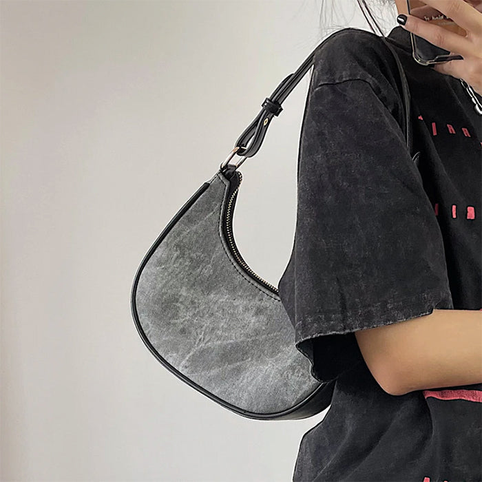 dark washed mini bag boogzel apparel