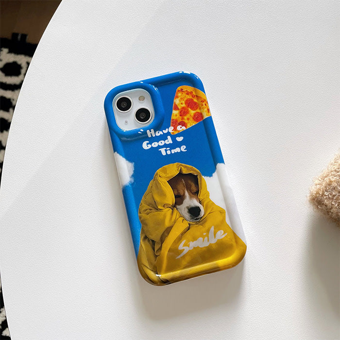 dog and pizza iphone case boogzel apparel