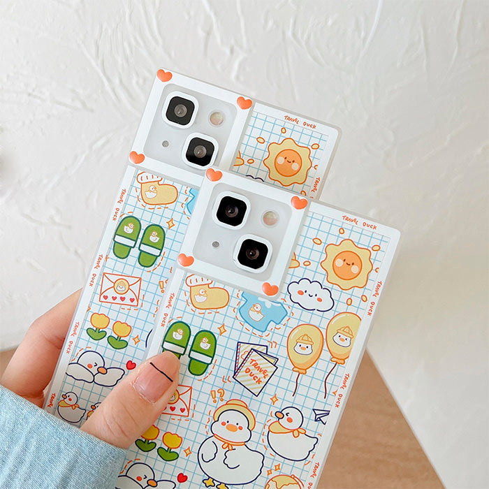 aesthetic duck iphone case boogzel apparel