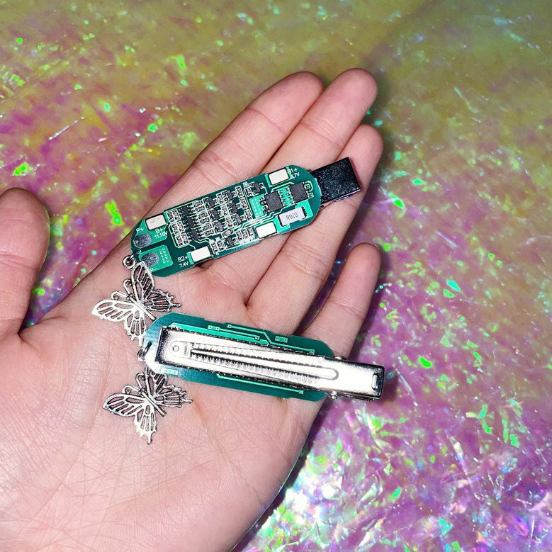 Electronic Chip Hair Clip  - boogzel Clothing