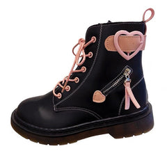heart ankle boots boogzel apparel
