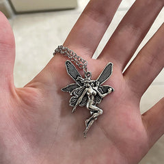 Fairy Aesthetic Pendant Necklace - Boogzel Clothing