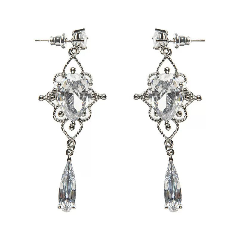 Fairy Crystal Drop Earrings boogzel apparel