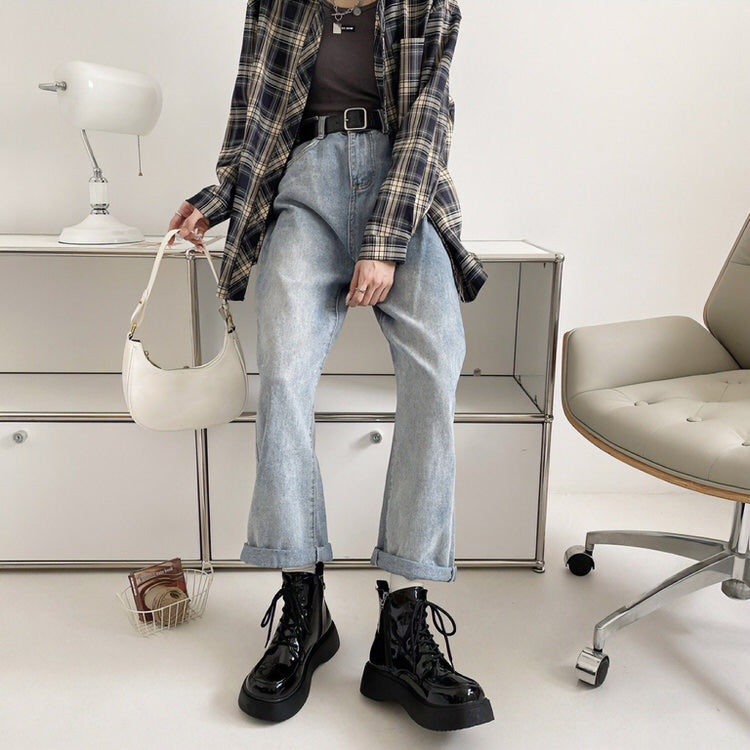 aesthetic platform boots boogzel clothing