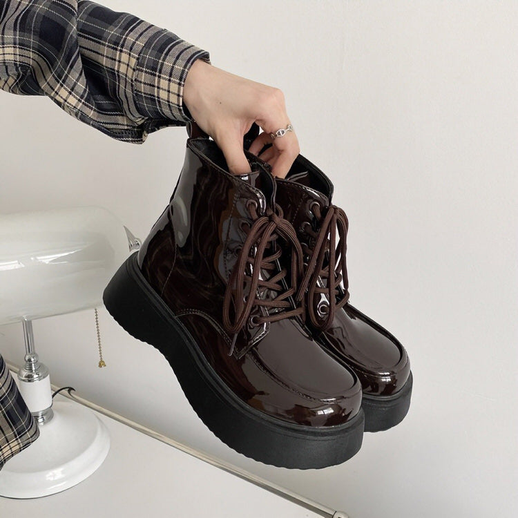 aesthetic platform boots boogzel clothing