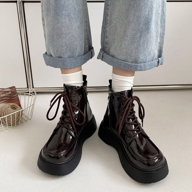 aesthetic platform boots boogzel clothing