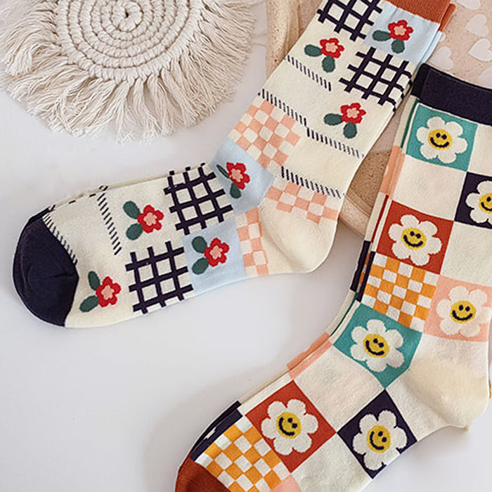 petals of happiness socks boogzel apparel