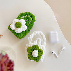 flower crochet airpods case boogzel apparel