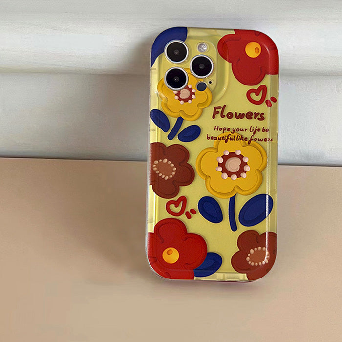 flowers iphone case boogzel apparel