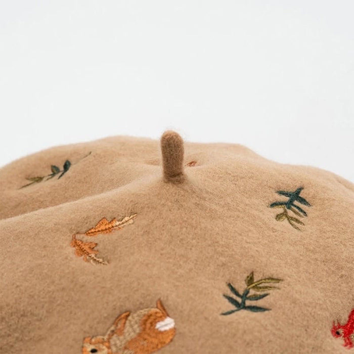 forest wool beret boogzel apparel