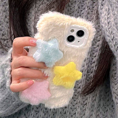 star fuzzy phone case boogzel apparel