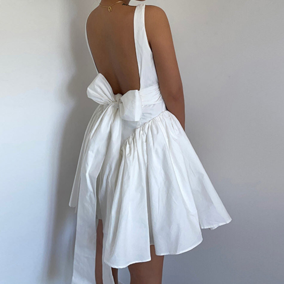 Garden Of Envy Back-Tie Milkmaid Dress - Boogzel Clothing