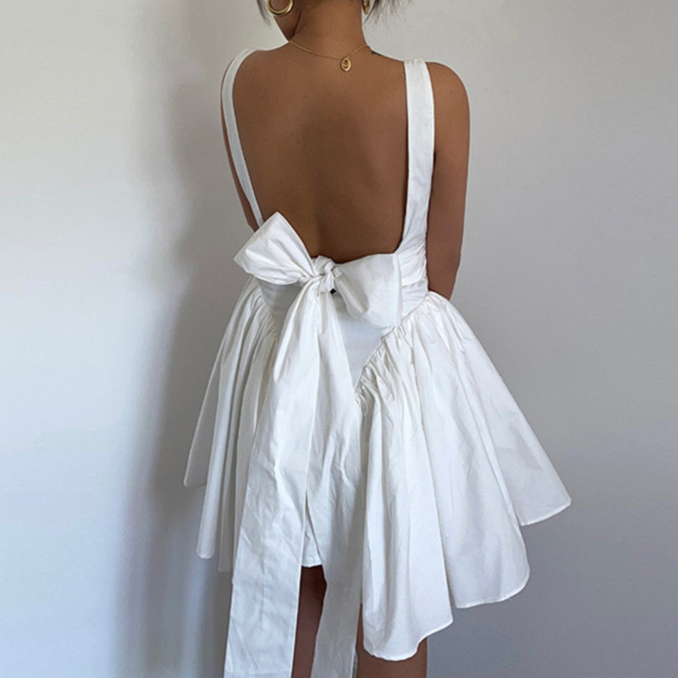 Garden Of Envy Back-Tie Milkmaid Dress - Boogzel Clothing