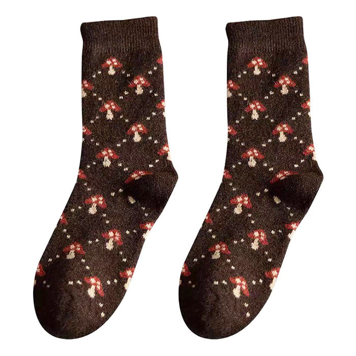 mushroom socks boogzel apparel