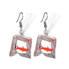 Goldfish Aesthetic Earrings boogzel apparel