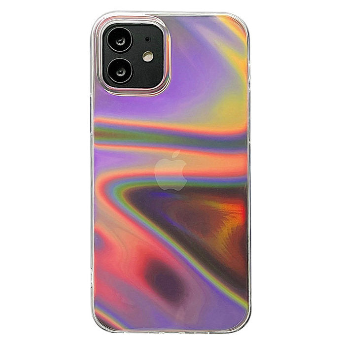 holographic aesthetic iphone case boogzel apparel