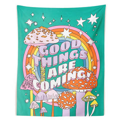 mushroom tapestry boogzel apparel