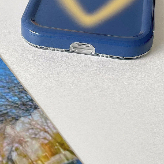 heart blue iphone case boogzel apparel