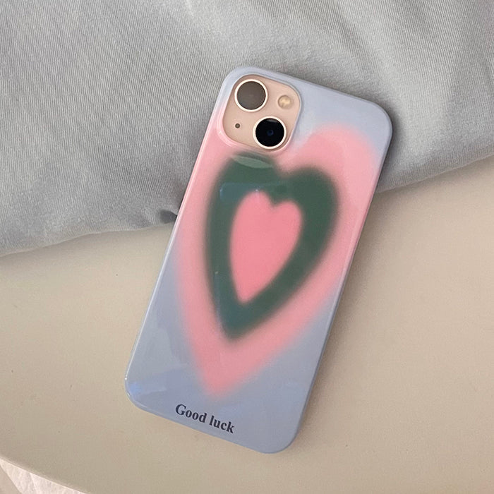 gradient heart iphone case boogzel apparel