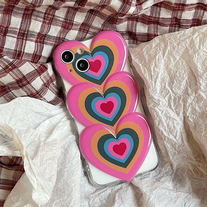 gradient heart iphone case boogzel apparel