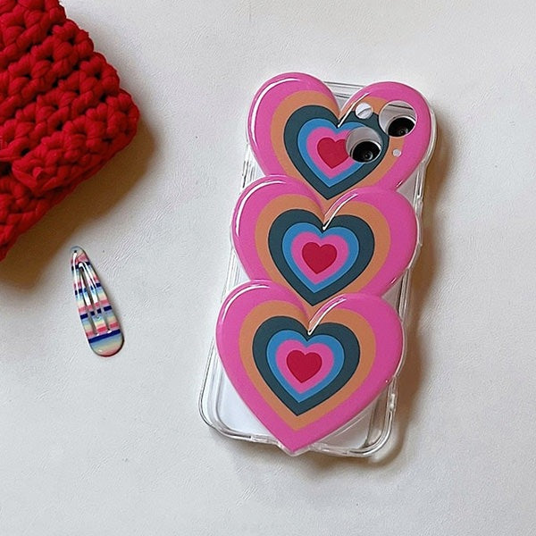 gradient heart iphone case boogzel apparel