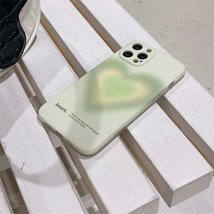 green heart iphone case boogzel apparel