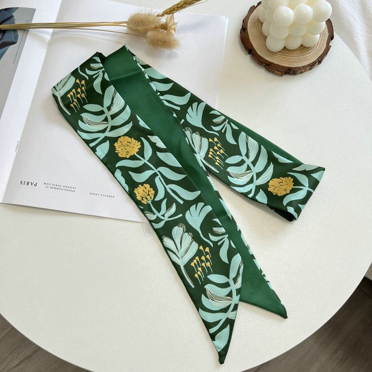 Green Satin Scarf boogzel clothing