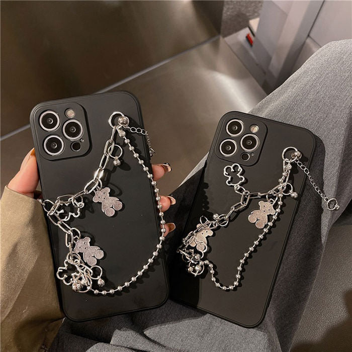Grunge Aesthetic Chain iPhone Case boogzel apparel
