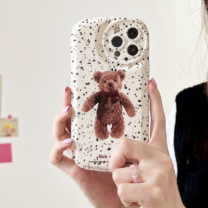 grunge bear iphone case boogzel apparel