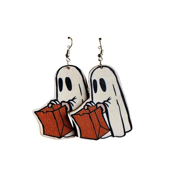 ghost earrings boogzel apparel