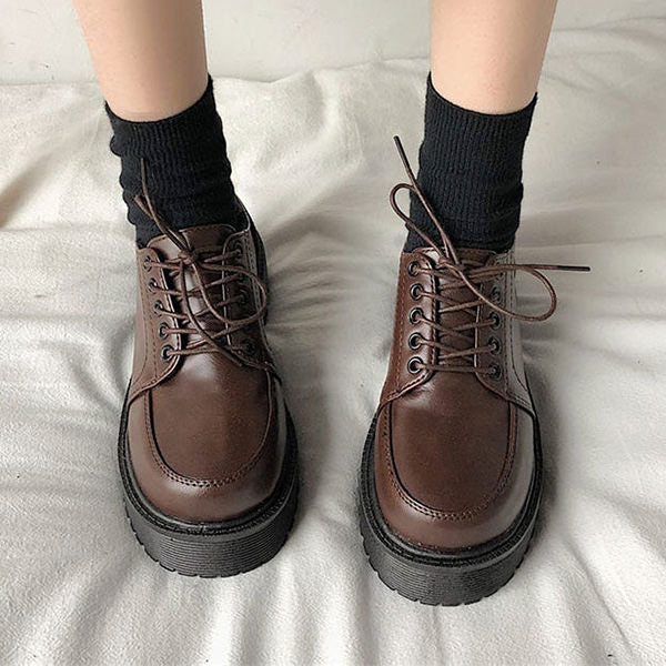school platform boots boogzel apparel